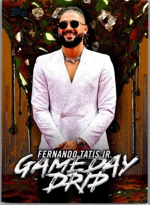 2026 Topps Celebration Fernando Tatis Jr Game Day Drip Gold Parallel /50