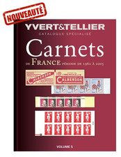 Nouveauté Catalogue Yvert et Tellier Carnets de France Volume 5