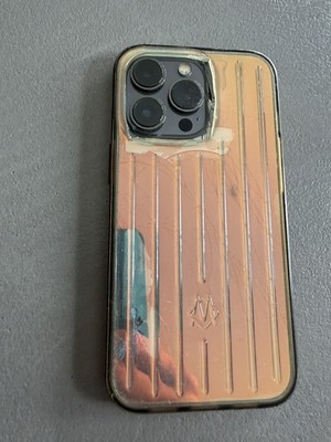 Apple iPhone 13 Pro, 256GB, Graphit (Entsperrt), mit Rimowa, Rückseite gebrochen