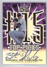 2013 Leaf Metal Draft Top Picks Purple Prismatic 17/25 Braden Shipley Auto 0b5