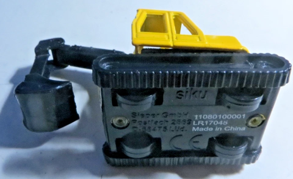 SIKU 0801 H0 1:87 Escavatore Giallo Buono - Immagine 4 di 4