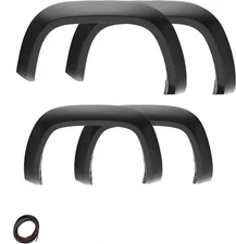 Bushwacker 40938-02 Extend-A-Fender Flares 4-Piece Set Chevy Silverado - New