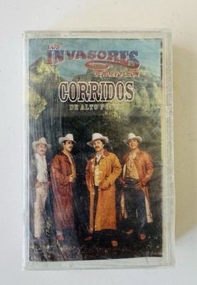 Los Invasores de Nuevo León - Corridos de Alto Poder -  Cassette Nuevo Sellado