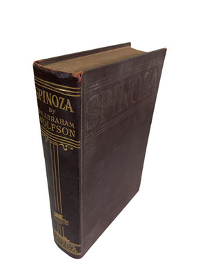 Spinoza A Life of Reason 1932 1st ed Wolfson publisher inscription HC philosophy