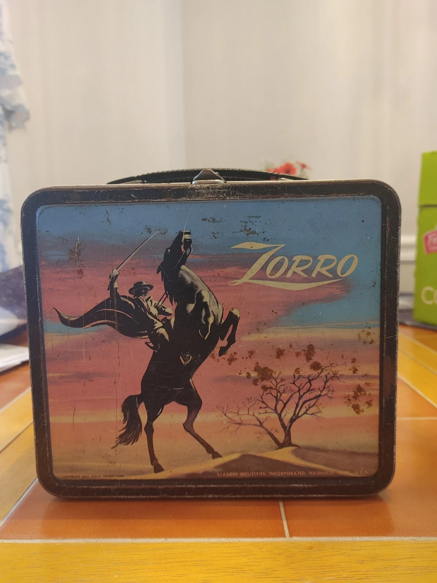 Zorro Thermos In Collectible Metal Lunchboxes (Pre-1970) for sale