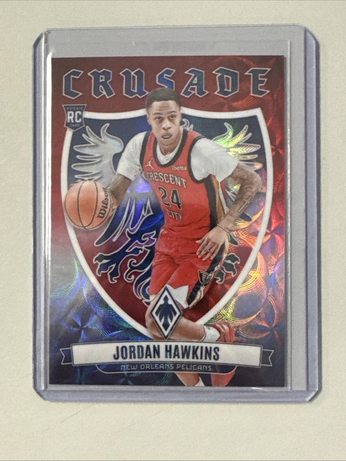 2023-24 Panini Phoenix Jordan Hawkins Crusade International Red /75