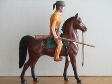 VINTAGE 1950's HARTLAND ORIGINAL DAVY CROCKETT w/COONSKIN CAP and LONG RIFLE 