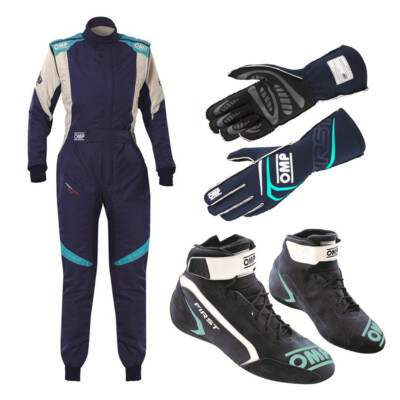 FIA OMP First Elle Rallye-Satz Rennen Marineblau