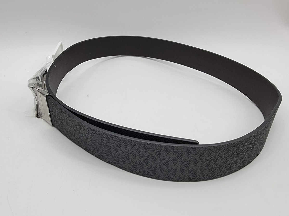 Michael Kors Signature Women's Large Reversible Belt Black Brown