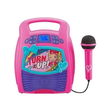 eKids JoJo Siwa Bluetooth Karaoke Machine, Portable Bluetooth Party Speaker w...