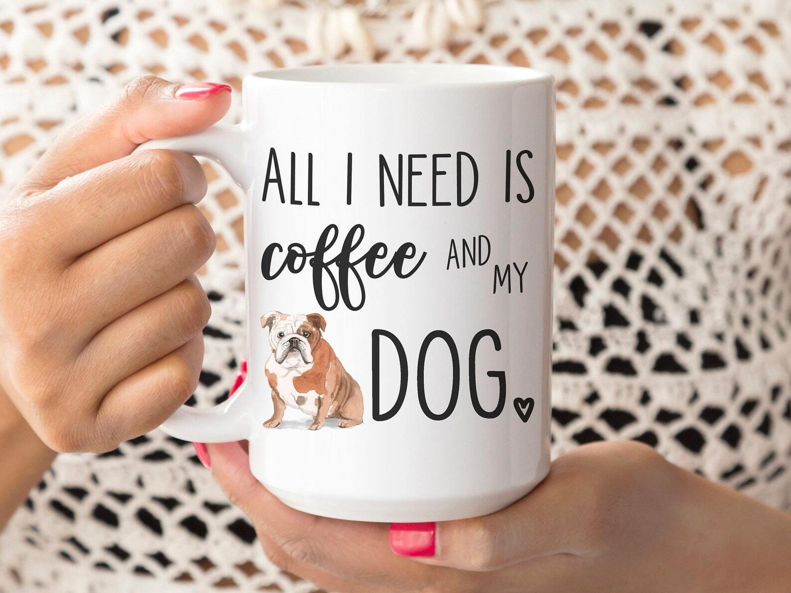 Personalized Dog Lover Coffee Mug Custom Dog Mom Gift Ideas For Christmas Dogs