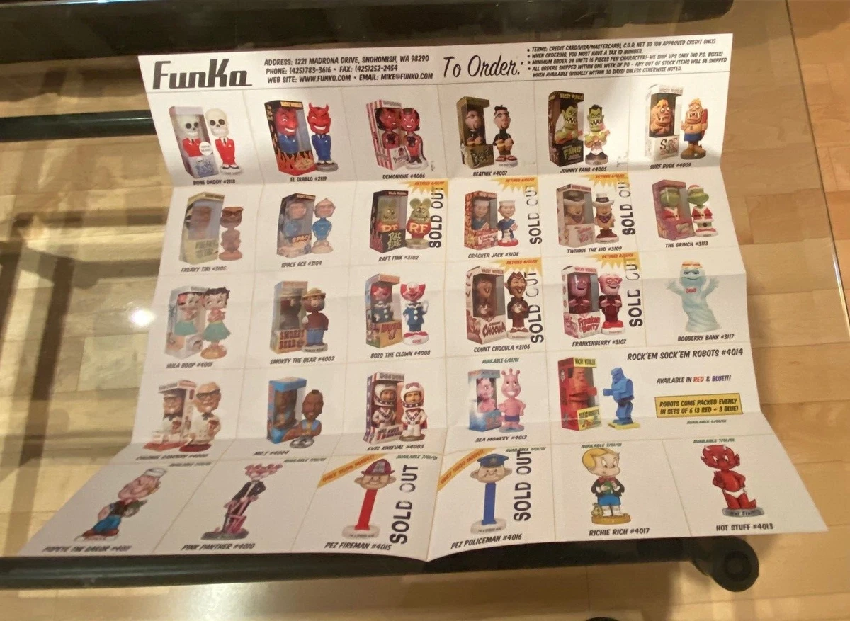 Wacky wobbler price guide sales