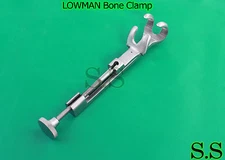 LAMBERT-LOWMAN Bone Clamp 7" 2x2 Prong Jaws 1" Wide