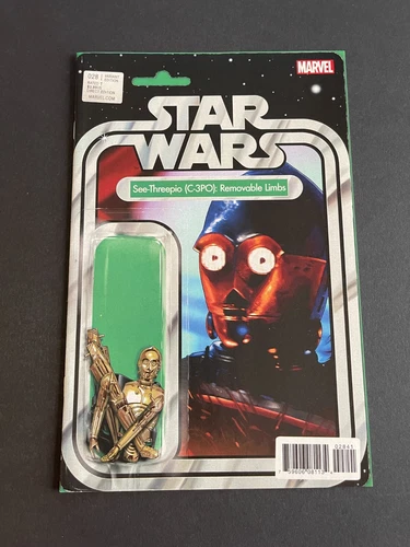Star Wars #28 - C-3PO  Action Figure Variant Cover (Marvel, 2017) NM