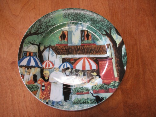 Guy Buffet Japan MARCHE AUX FLEURES Dinner Plate 11" asst 1 ea 5 available - Picture 3 of 10