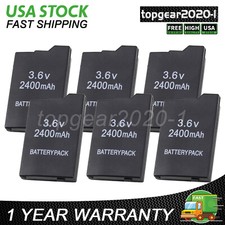6PCS 2400mAh Rechargeable Battery Li-Ion For Sony PSP Slim 2000 2001 3000 3001