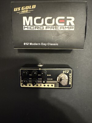 Mooer  012 Modern Day Classic US Gold 100 Micro Preamp