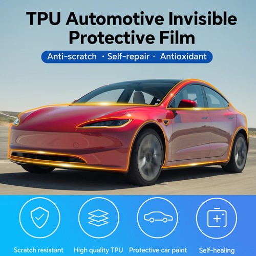 Tesla Model 3 Highland 2024-UP PRO Precut Paint Protection Film Clear Bra PPF - Picture 5 of 21