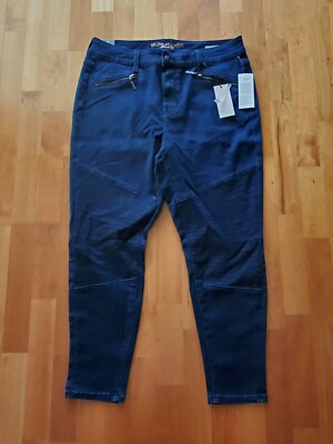 Melissa McCarthy Seven7 Skinny Pencil Blue Denim Jeans Women's Plus 16W 24W $98
