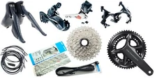 Shimano Ultegra Di2 R8150 2x12 Spd Rim Brake Group Kit w/Wires, FC READ
