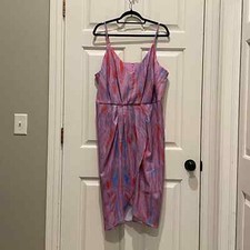 New! Chelsea28 Faux Wrap Dress In Purple Melt nwt 16522