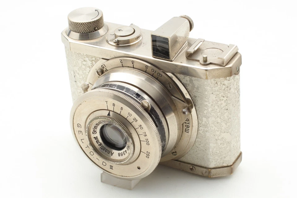 CLA'd [EXC+5] Toakoki Silver Gelto D-III 127 3x4cm Film Camera 50mm From Japan - Image 4 of 4