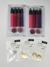 NEW Lot of Create & Bake Jewelry Kits Crystal Mixes Charms