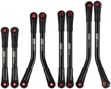 INJORA High Clearance 4 Links Set Stainless Steel Links Set for SCX24 C10 JLU Br