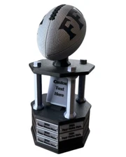 17" Fantasy Football Trophy 18 Year.  Personalized /Custom League Plate Included