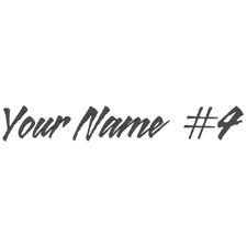 Custom Personalized Vinyl Lettering Name Decal Sticker Car Window Tumbler Flask