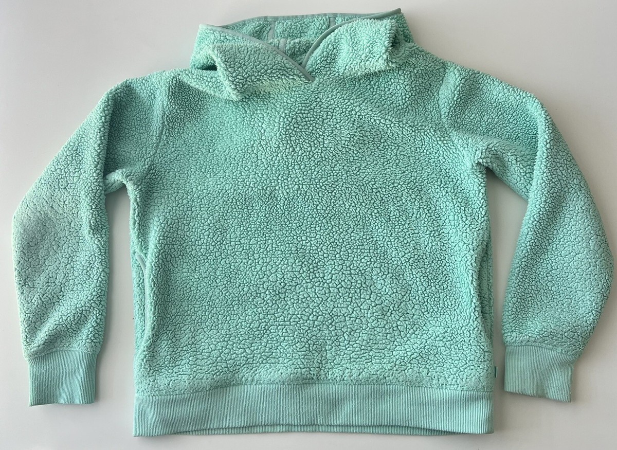Sweat à Capoche Athleta Girl So Snug Sherpa - Taille 12 (L) Bleu, Avec Poches Et Trous De Pouce