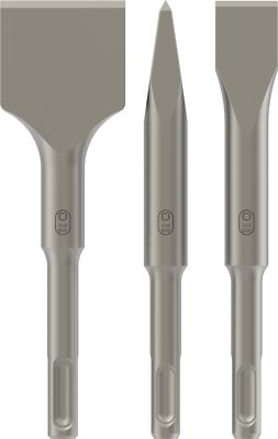 Bosch Dreiteiliges Kurzmeißelset mit SDS plus 140; 140x20;140x40 mm