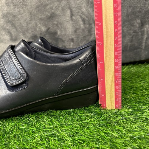 Clarks Everlay Monk Strap Womens 8.5 M Blue Leather Shoes Flats Slip On Casual - Picture 5 of 13