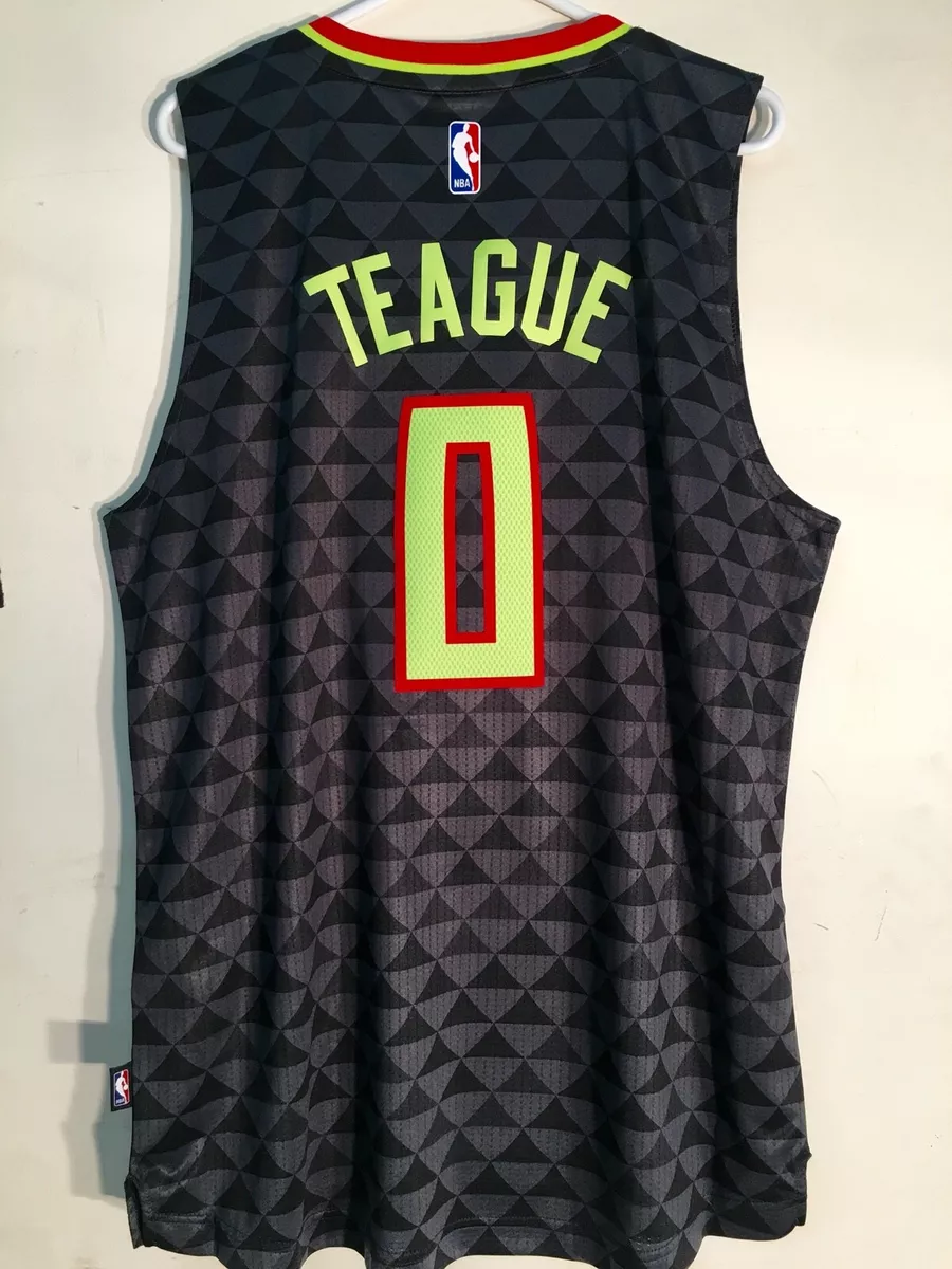 JEFF TEAGUE ADIDAS ATLANTA HAWKS CLIMACOOL SWINGMAN Jersey XL OR 2XL SHARP!