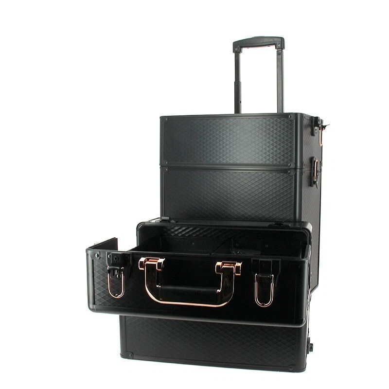 Maleta Profesional De 2 Ruedas Diamond Material De Peluquería Equipaje - Imagen 2 de 3