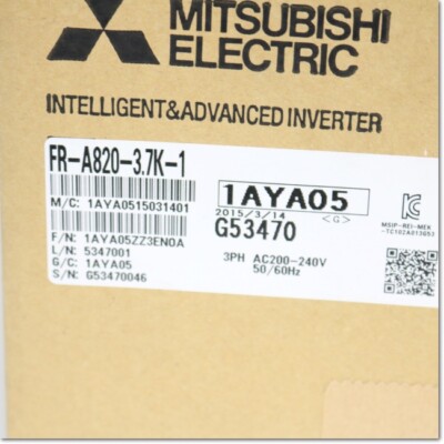 新品　MITSUBISHI ELECTRIC FR-A820-7.5K-1 FR-A820-7.5K-1 - Variable Speed Drives - Inverters