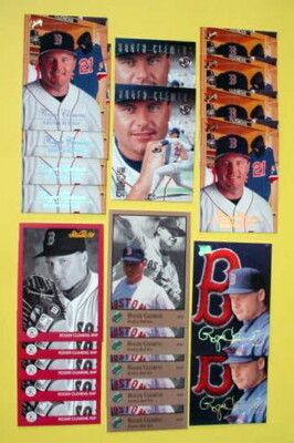 1991 1992 1993 1994 1996 Studio Roger Clemens Lot of 22 cards Boston Red Sox