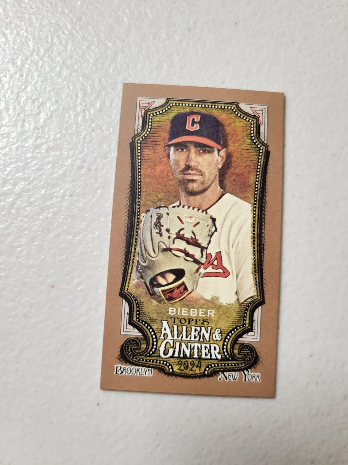 Shane Bieber trading card