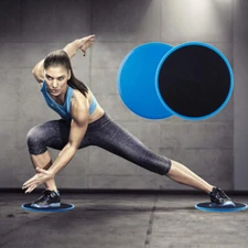 Sliding Black Core Exercise Discs
