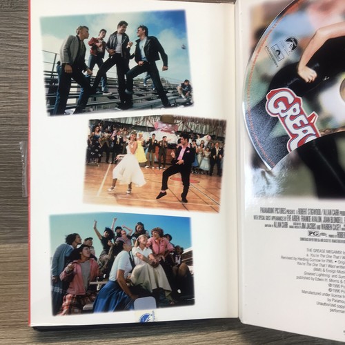 Grease VHS 20th Anniversary Edition Widescreen Soundtrack CD & Screenplay - Picture 8 of 10