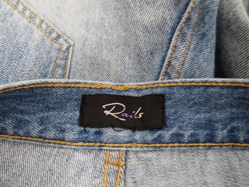 Rails Womens Jesse Denim Shorts Floral Trim In Vintage Daisy 27 Jean Embroidered - Picture 7 of 9