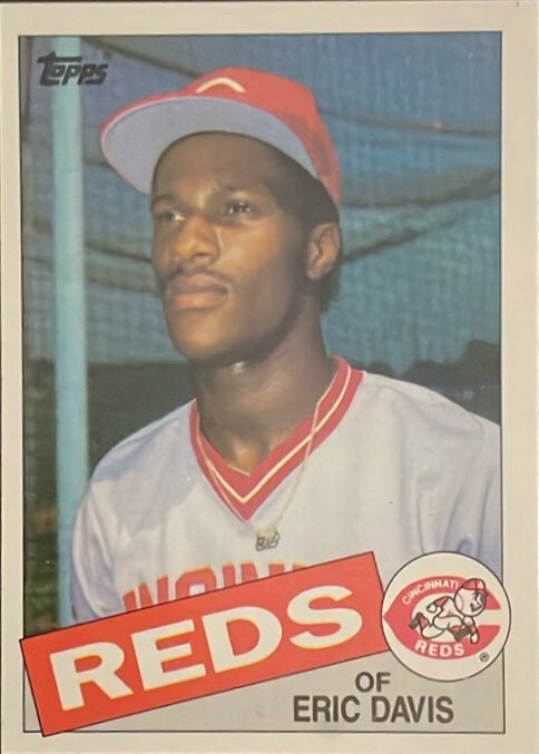 1985 Topps #627 Eric Davis