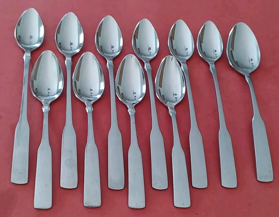 23pc Rogers Co OLDE BOSTON Stainless Iced Tea Spoons Cocktail Forks Serving - Image 4 of 4