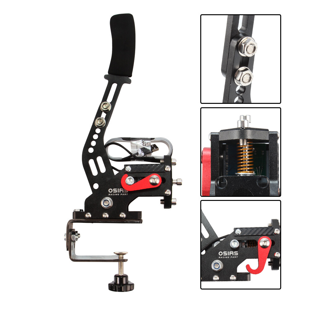 Black Color 64Bit PC USB Handbrake SIM for Racing Games T500 G27/G29 FANATECOSW