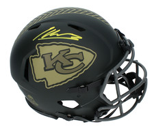 Kenneth Walker III Autographed Chiefs '2025 STS' Authentic Speed Helmet Beckett