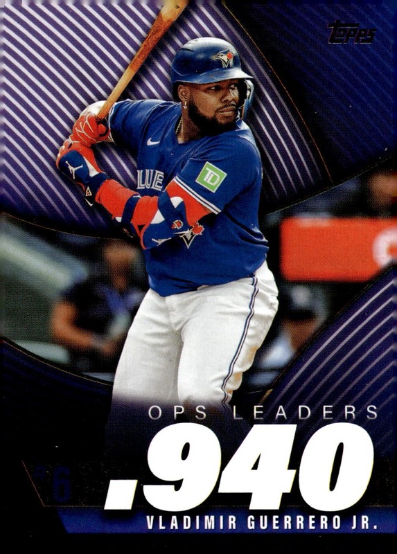 2025 Topps #OPS-6 Vladimir Guerrero Jr. OPS Leaders