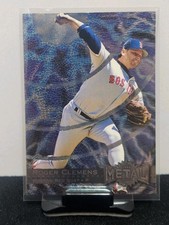 1996 Fleer Metal Universe Roger Clemens #13 Boston Red Sox Base Set MLB Card