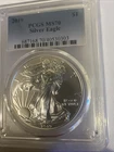 2019 $1 American Silver Eagle PCGS MS70 - Standard Blue Label