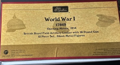 17869 - British Royal Field Artillery Limber With 18 Pound Gun 12 Pieces B0892