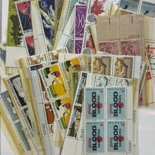 Plate Block Stamps United States Lot Of 40 Mint Never Hinged Never Used Mint